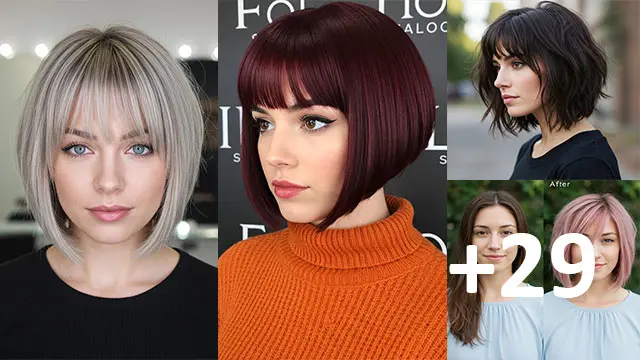 29 Inverted Bob with Bangs Ideas You'll Love Instantly