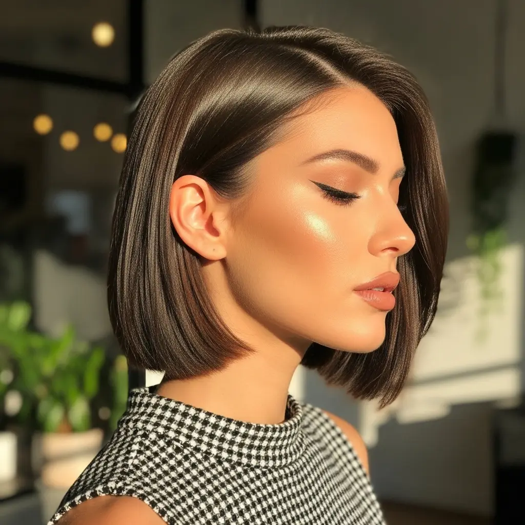 #1 Extra Short Brunette Wolf