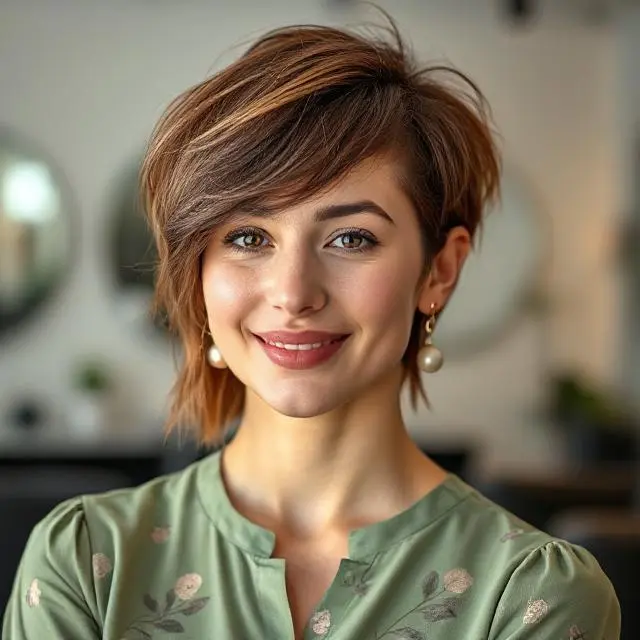 #10 Long Pixie with Tucked-Behind Ears