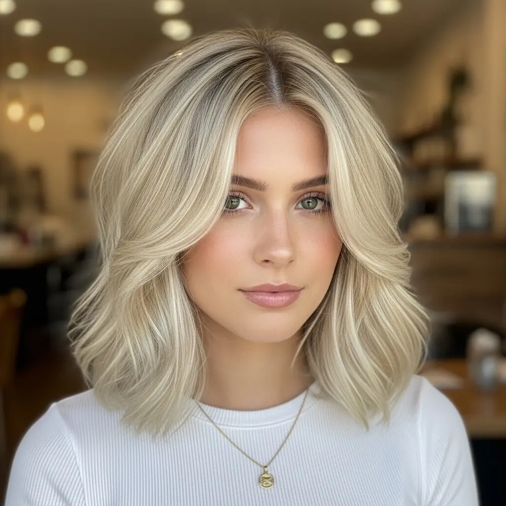 #11 Cute Bob with Full Head of Highlights