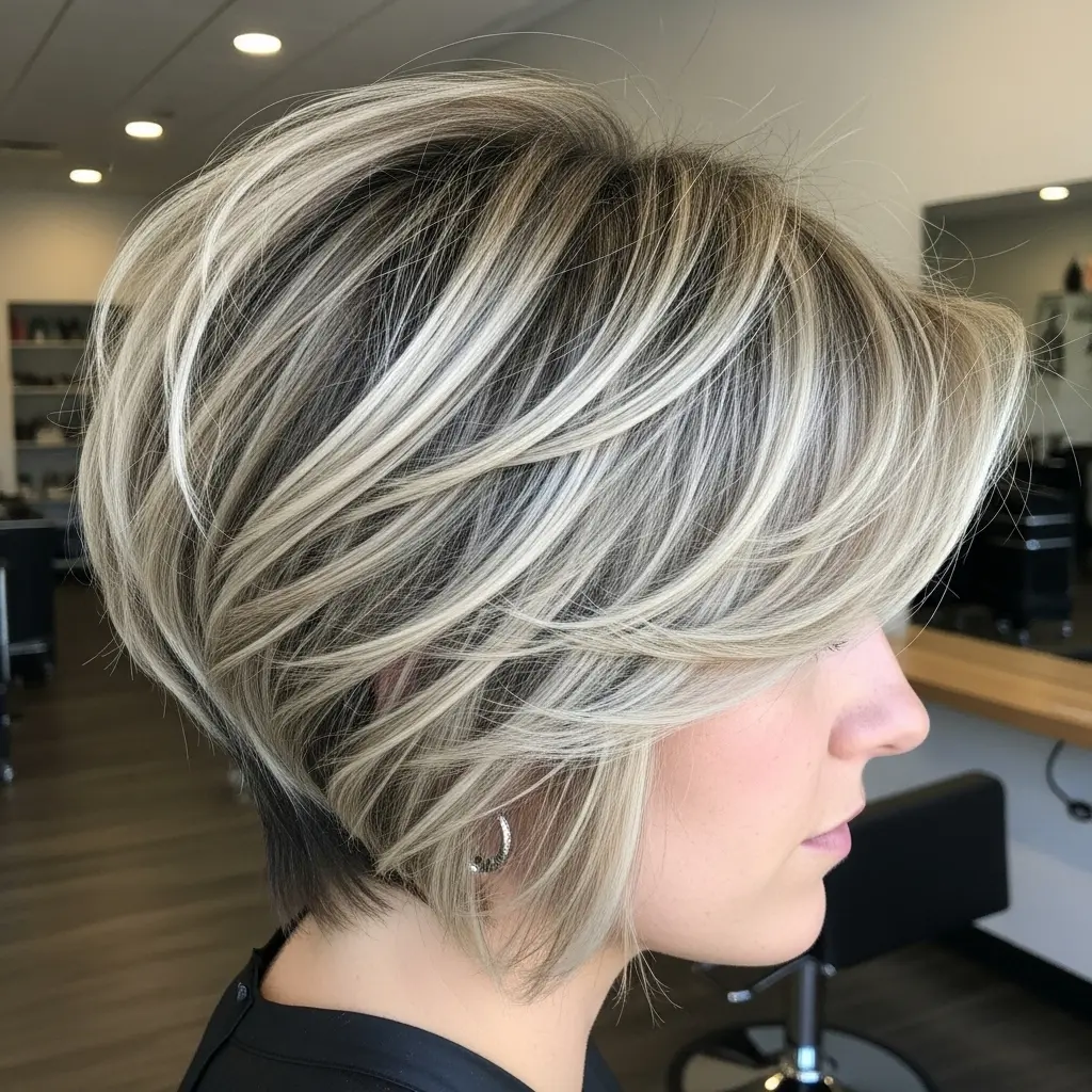 #12 Feathered Bixie with Highlights and Lowlights