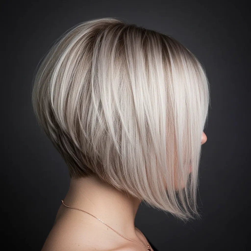 #13 Short and Layered Inverted Bob