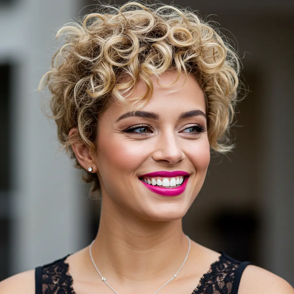 #13 Brushed Back Curls