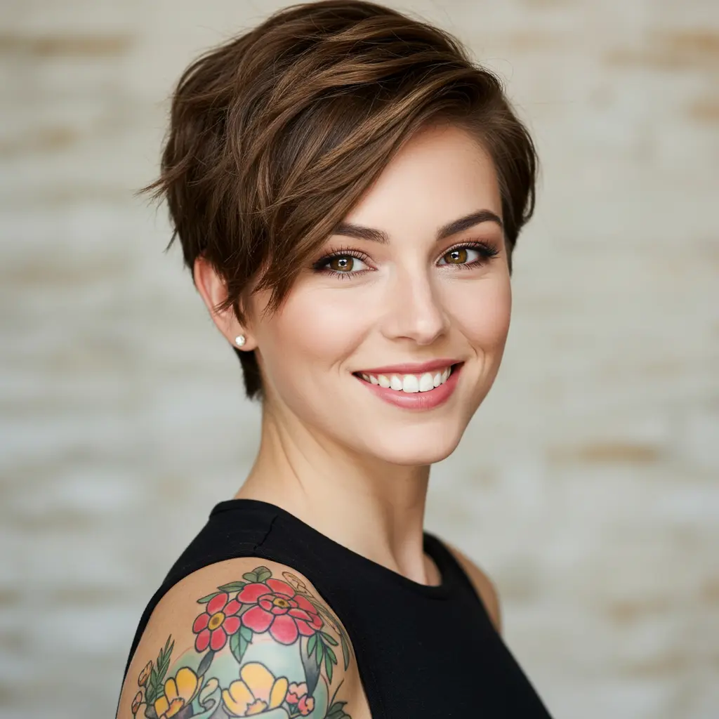 #13 Asymmetrical Pixie Cut