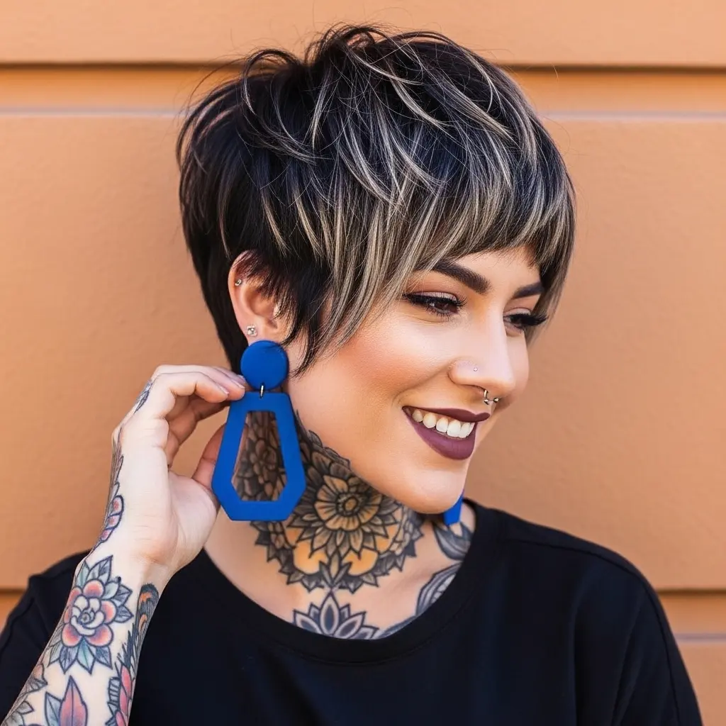 #14 Shagged Pixie with Choppy Ends