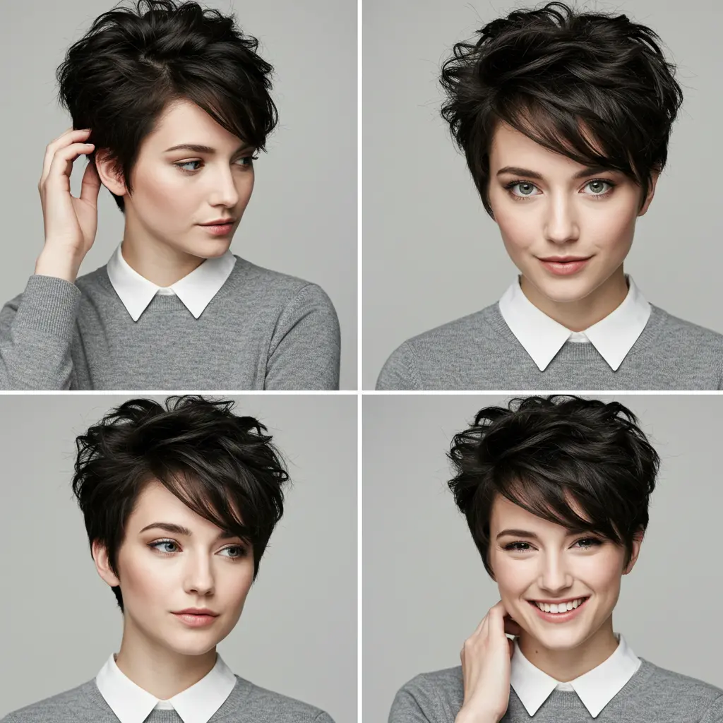 #15 Short Pixie with Layers for Thick Hair