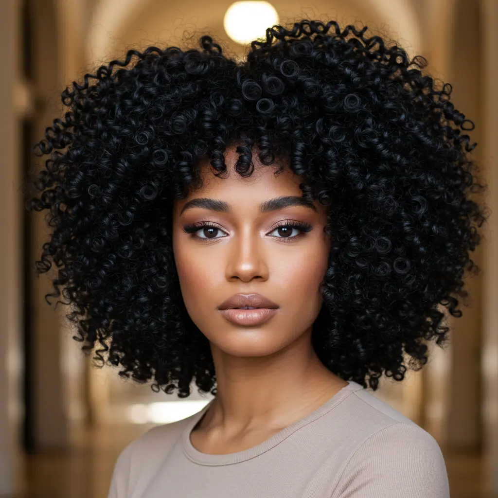 #16 Dusting Cut on Curly Hair