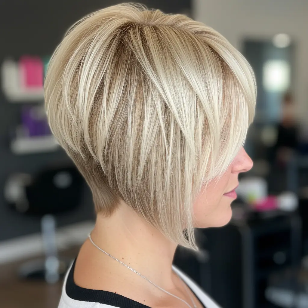 #2 Flawless Super Short Inverted Bob