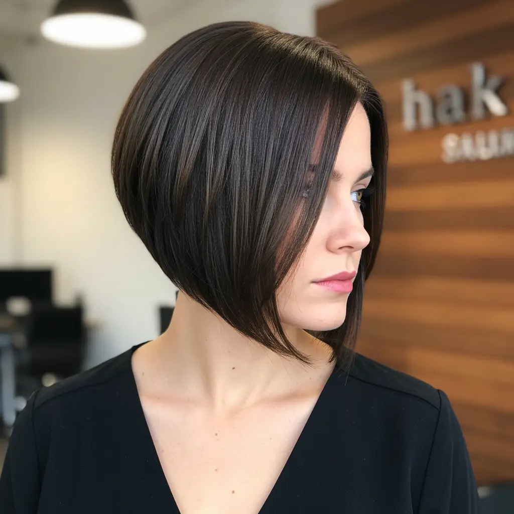 #20 Bob Cut with Stacked Back for Short Fine Hair