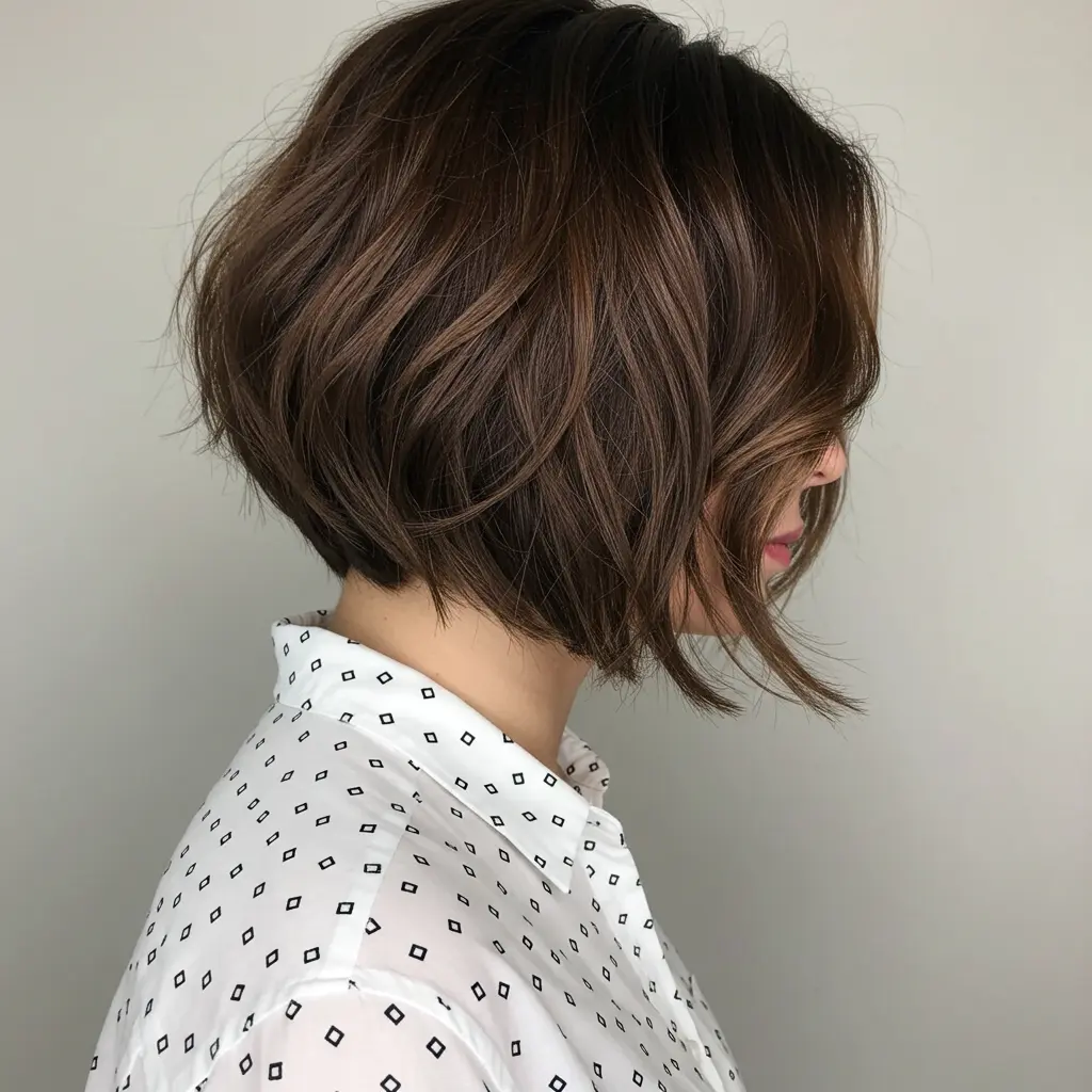 #21 Inverted Bob for Short Thick Hair
