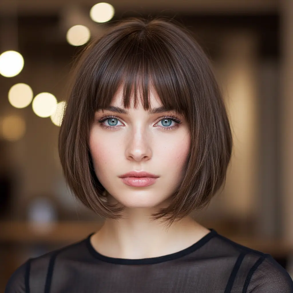 #3 Modern Bob With See-Through Fringe