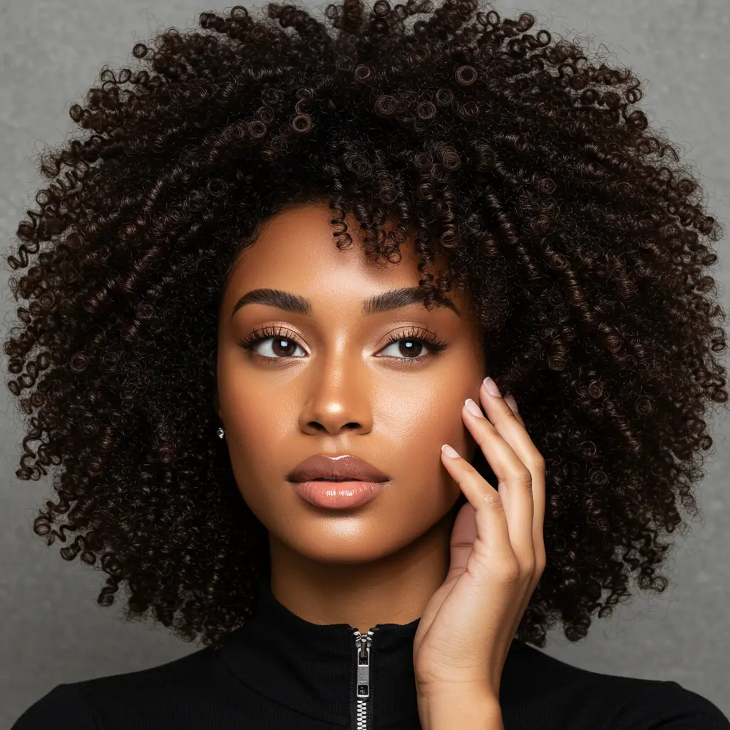 #4 Big Curls for Short Tresses