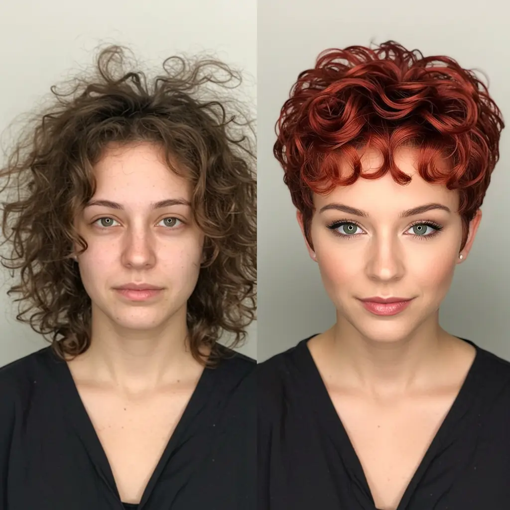 #5 Curly Red Ringlets