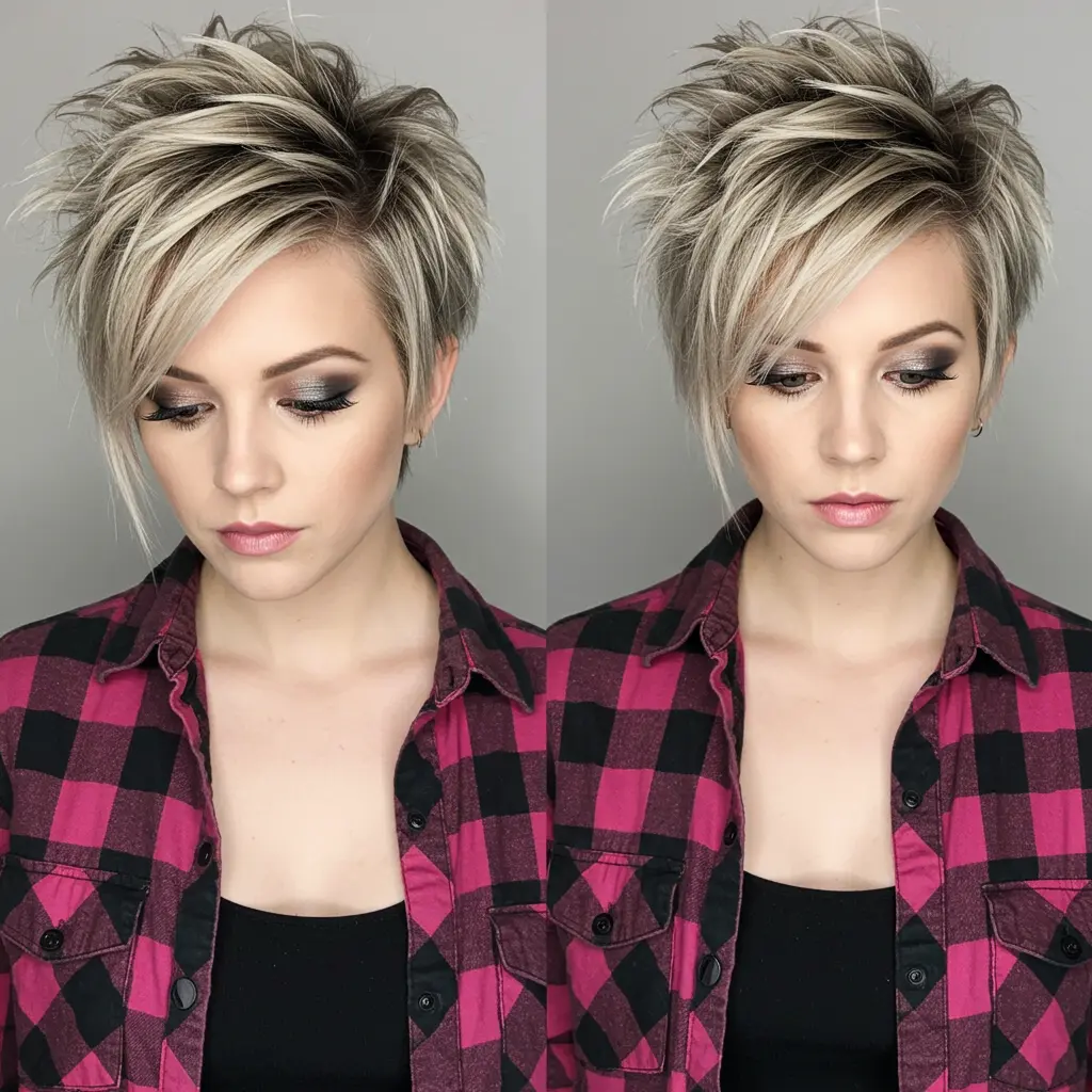 #5 Long Choppy Pixie