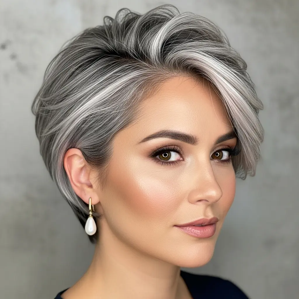 #6 Soft Pixie with Natural Color