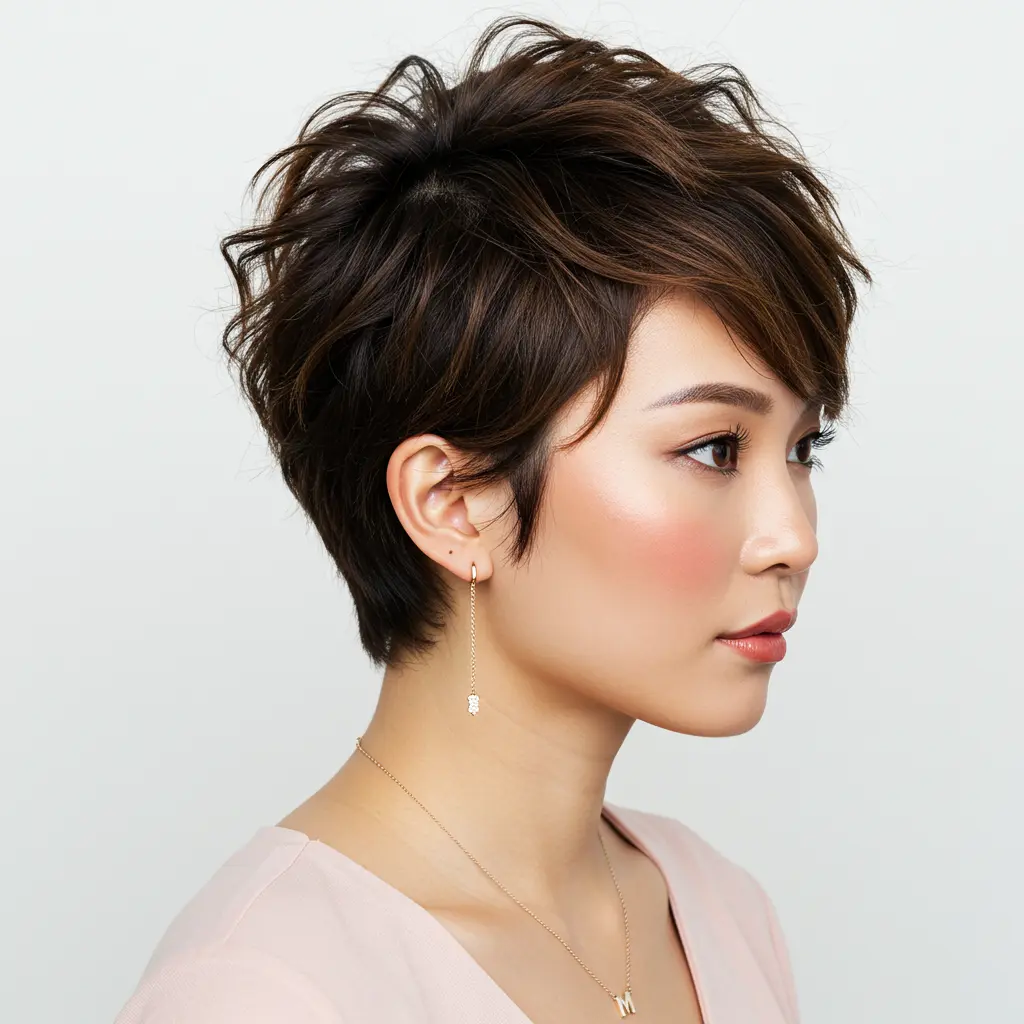 #6 Short Haircut for Thick Hair