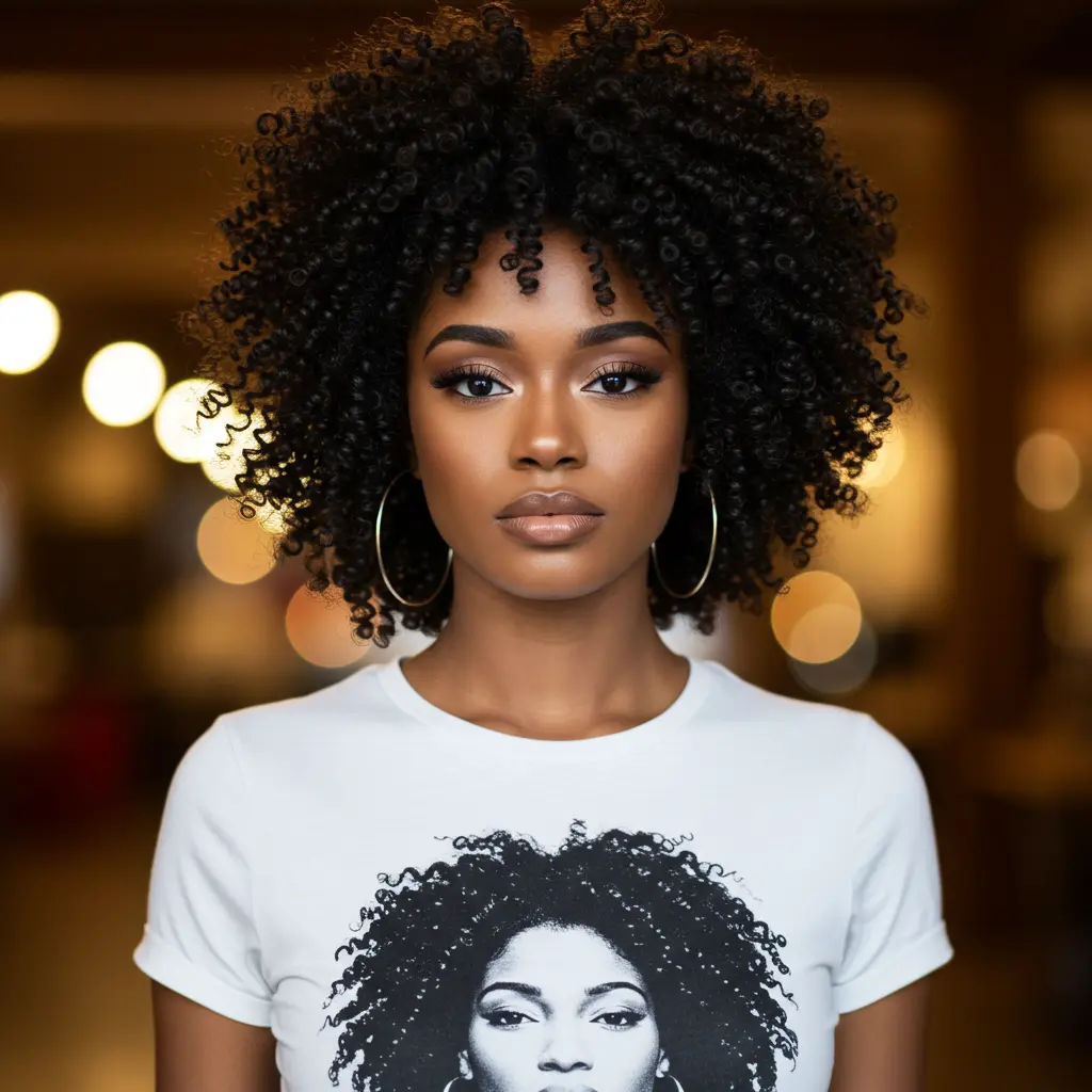 #9 Short Ringlets with Bangs