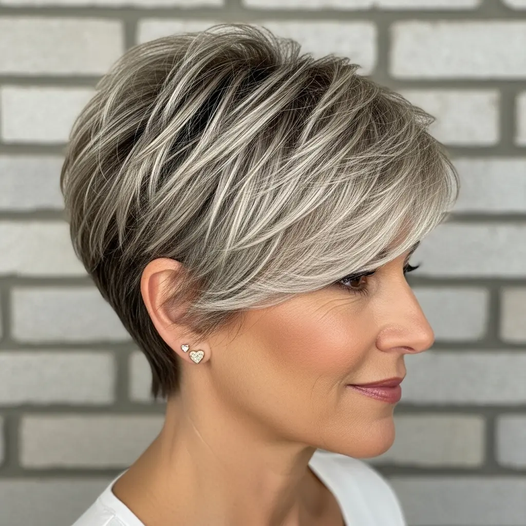 #11 Textured and Undercut Pixie Cut