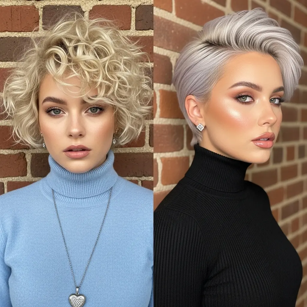 #13 Cute Pixie Shag with Curtain Bangs