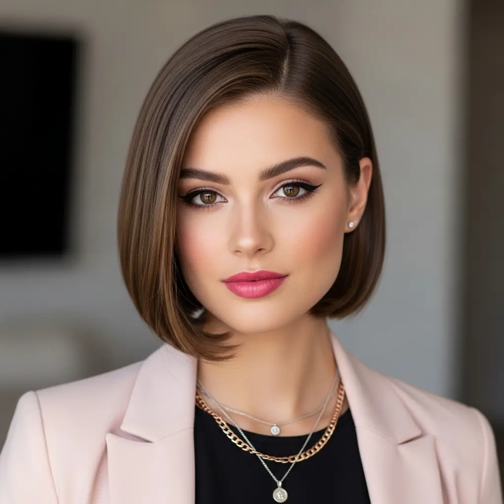 #14 Neatly Tailored Round Bob