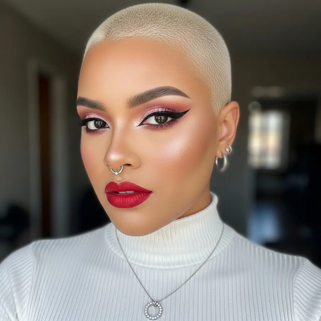 #15 Radiant Close-Cropped Buzz Cut with Soft Textured Finish