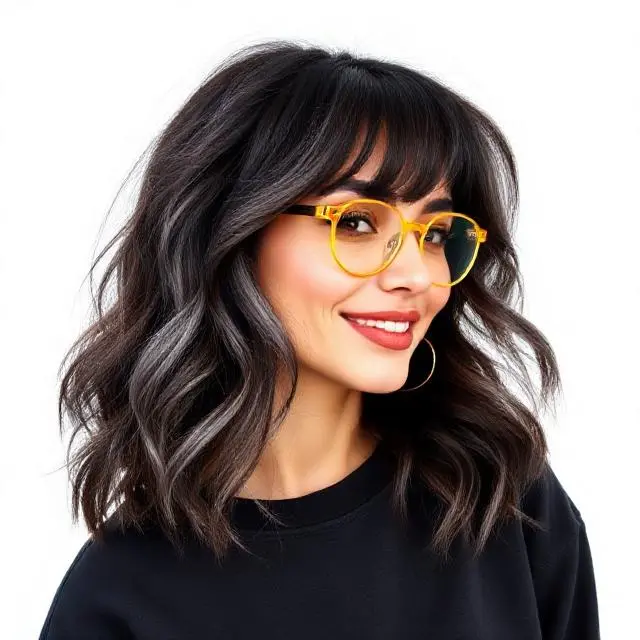 #15 Short Crop with Disconnected Layers and Short Bangs