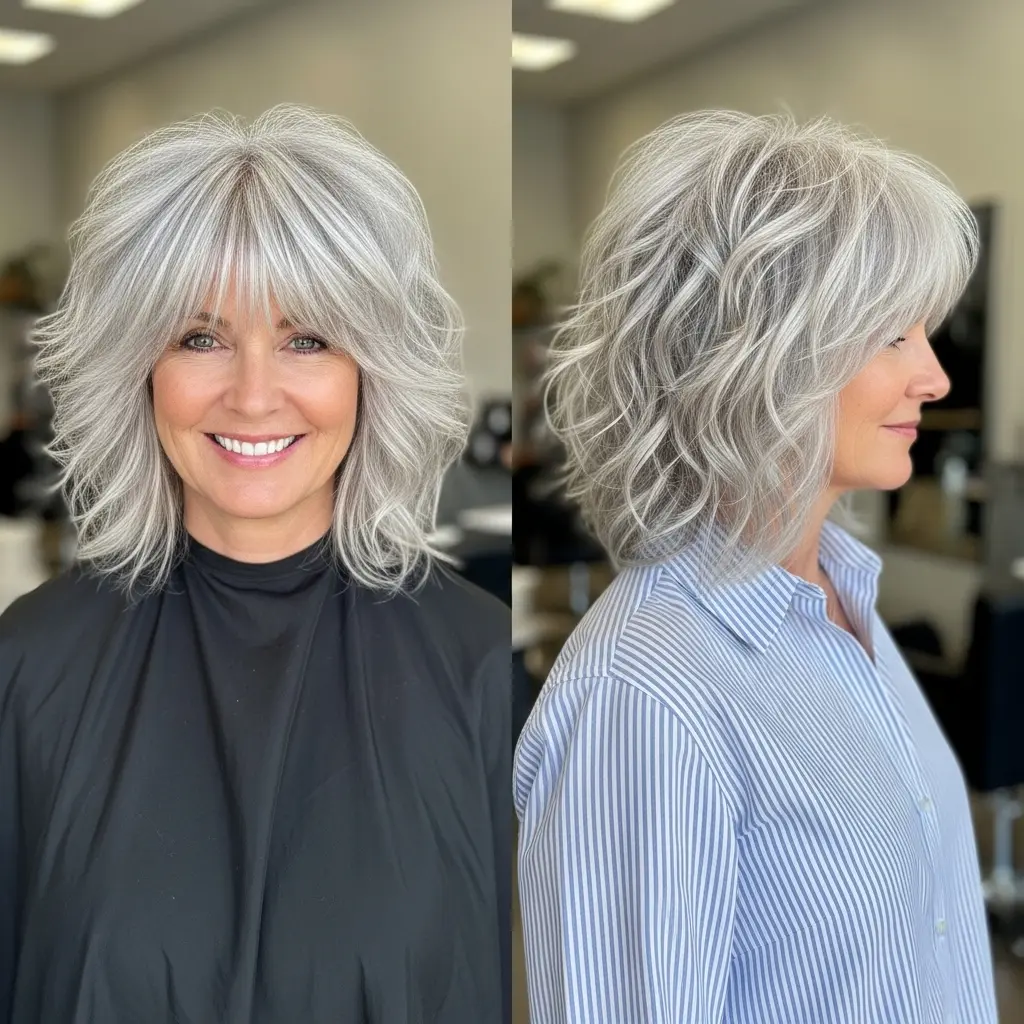 #17 Shaggy Bob for Thin Hair