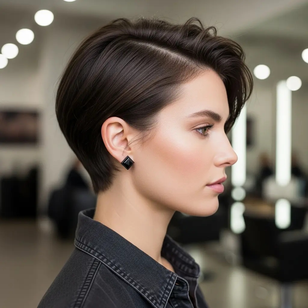 #18 Modern Textured Short Crop with Subtle Layers