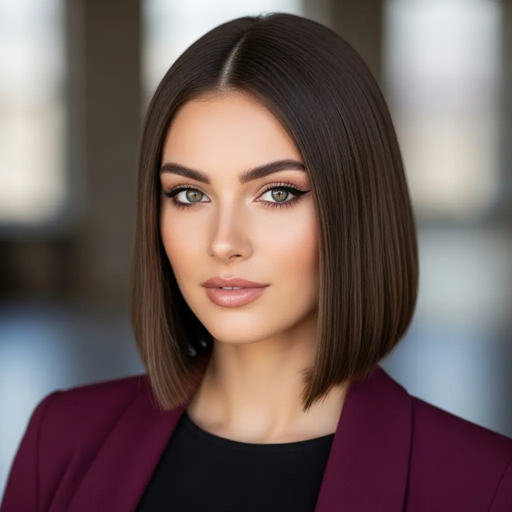 #19 Contemporary Lob Haircut