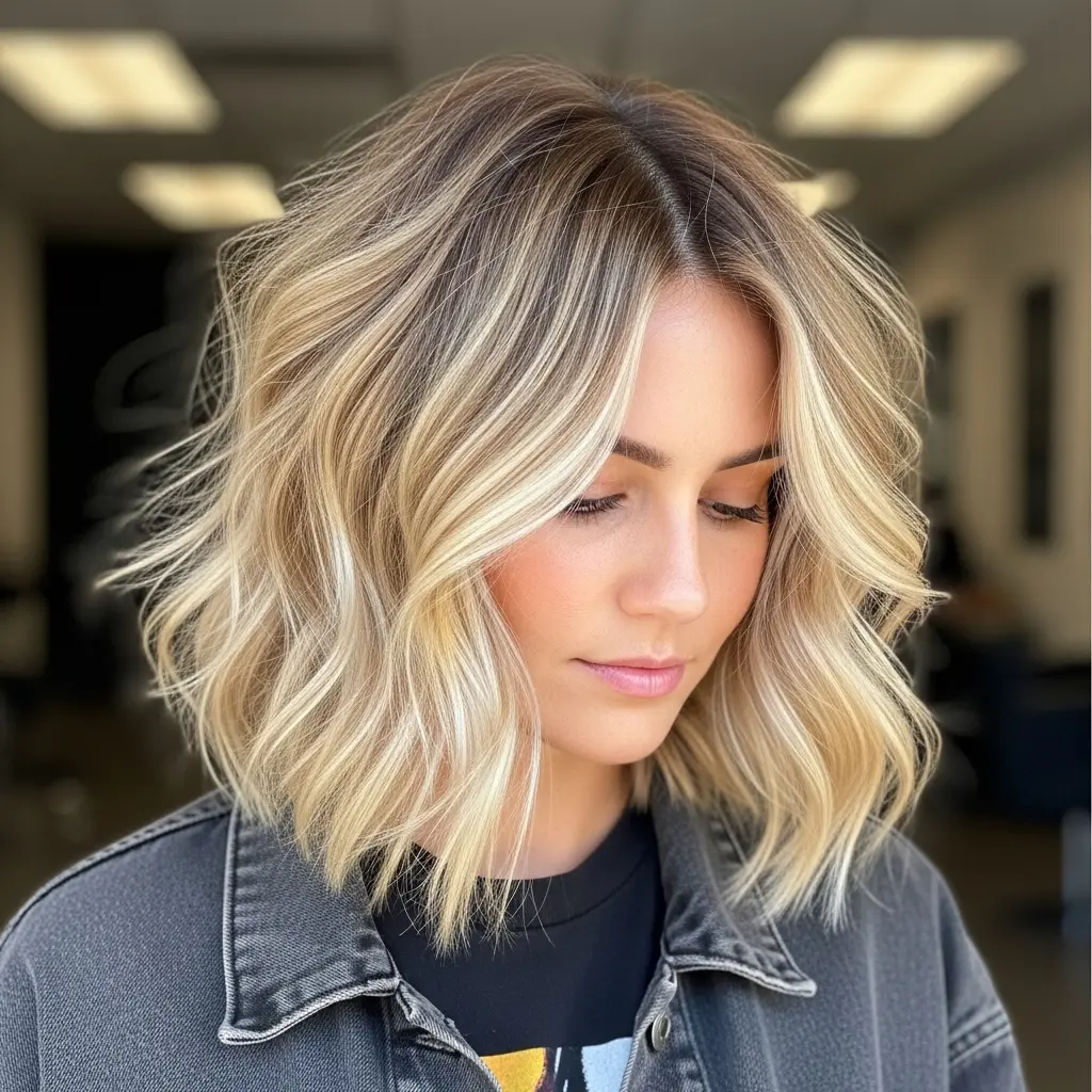 #19 Lob Cut with Medium Choppy Layers