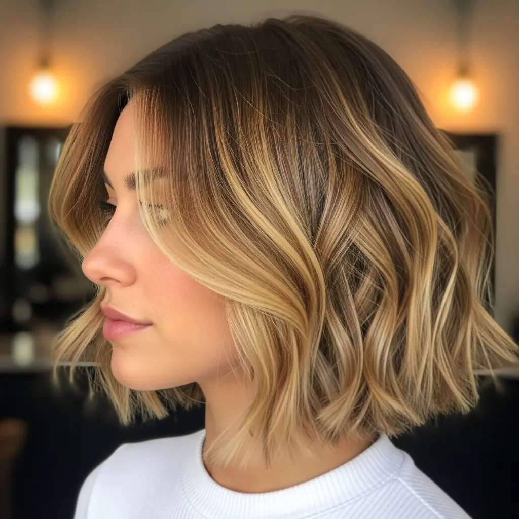 #2 Short Lived-In Choppy Shaggy Bob