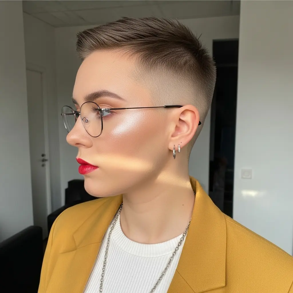 #20 Textured Buzz Cut with Defined Length