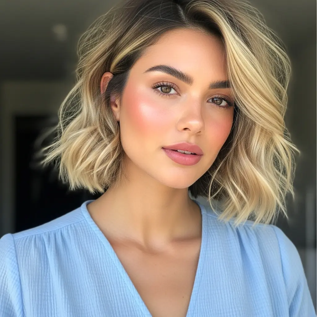 #21 Natural Wavy Hairstyle with Texture