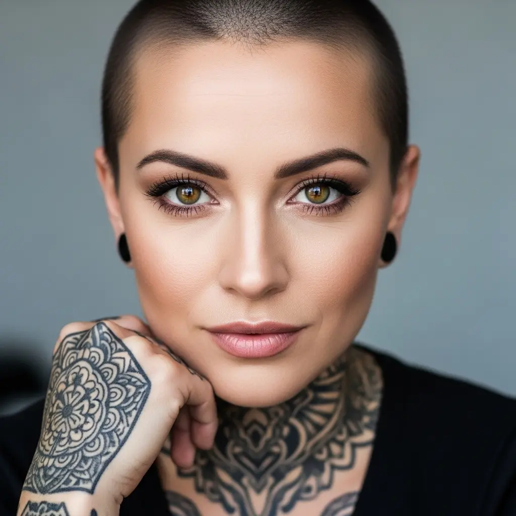 #25 Ultra-Short Buzz Cut with Natural Texture