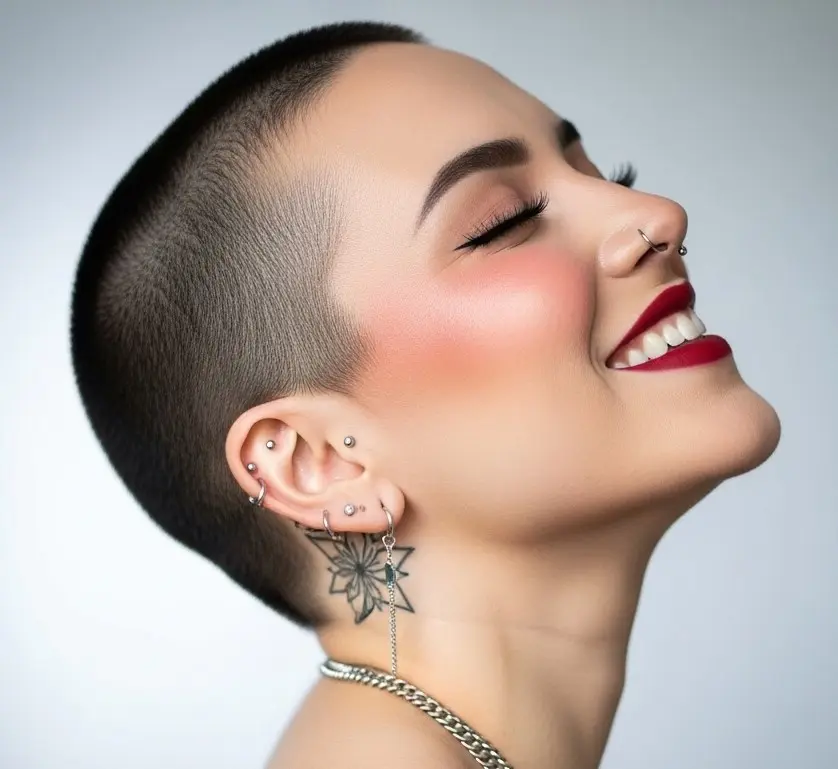 #3 Bold Buzz Cut with Subtle Texture