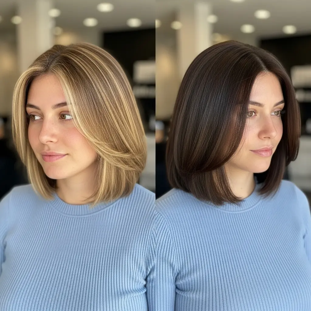 #5 Dark Chocolate Bouncy Bob with No Bangs