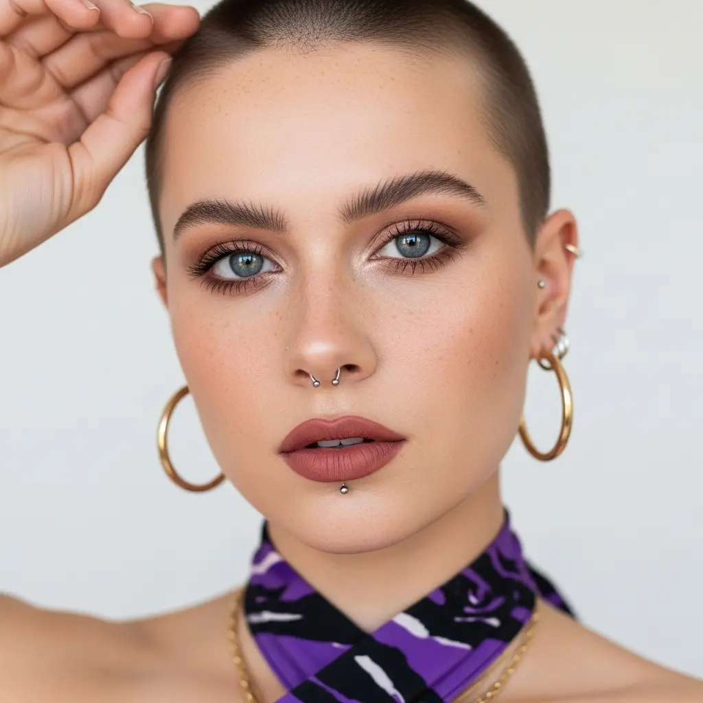 #8 Bold Short Buzz Cut with Clean Edges