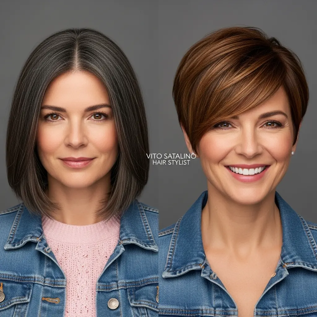 #8 Long Sweeping Bangs on a Pixie