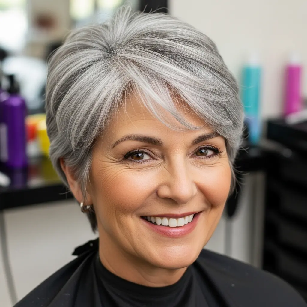 #9 Trending Pixie Shag with Bottleneck Fringe