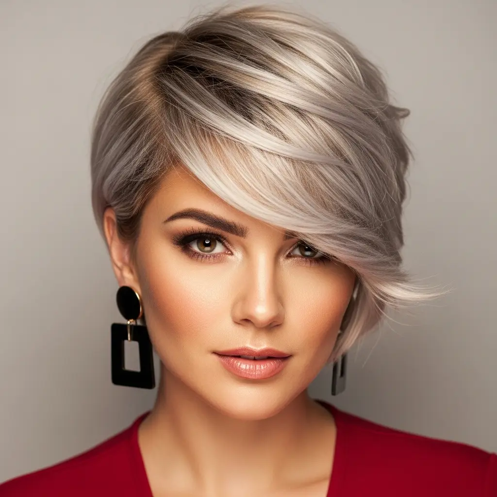 #1 Feminine Sweeping Fringe