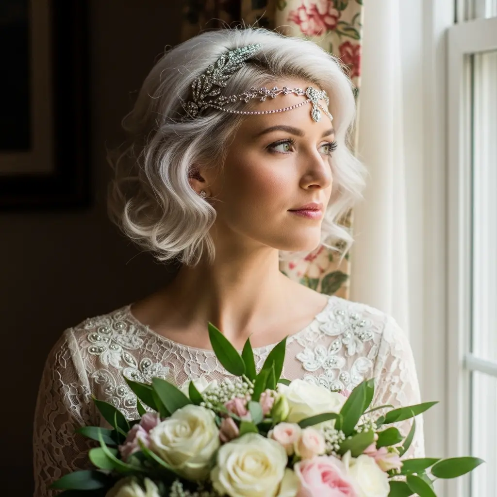 #10 Side-Swept Short Hair