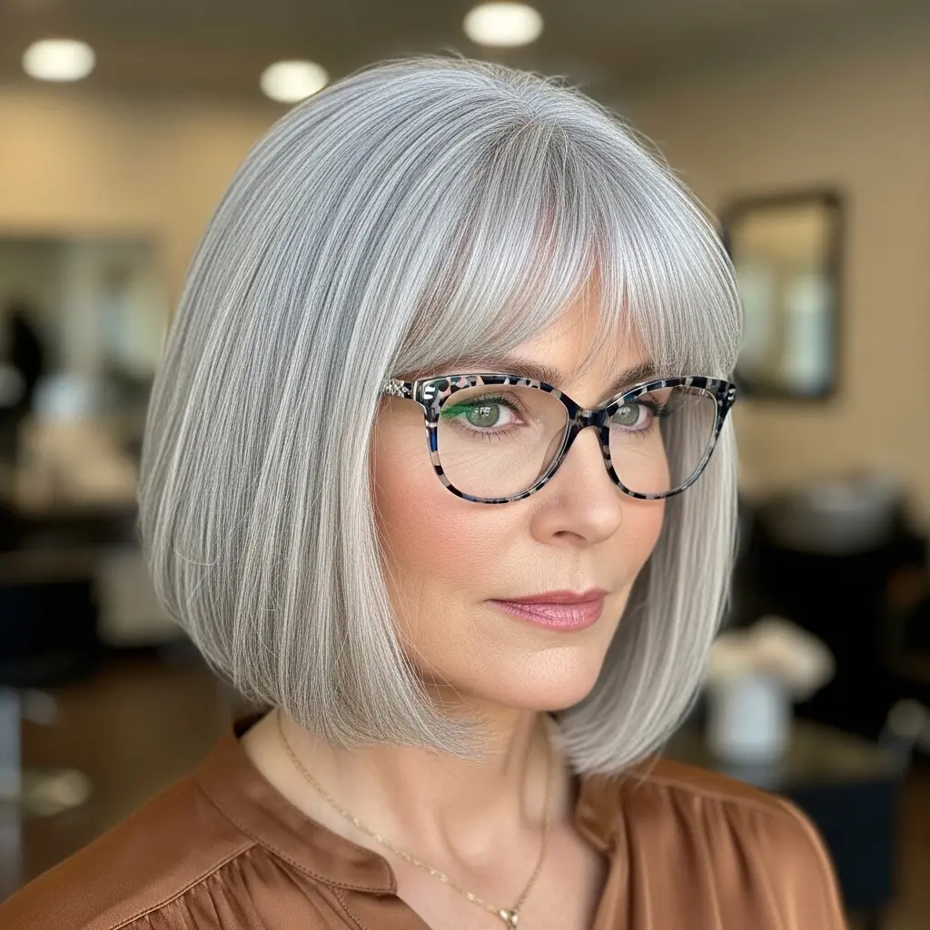 #12 Jagged Contoured French Bob