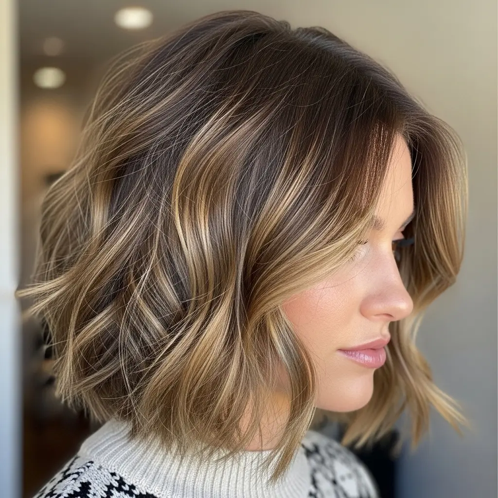 #12 Jagged Bob with Face-Framing Layers