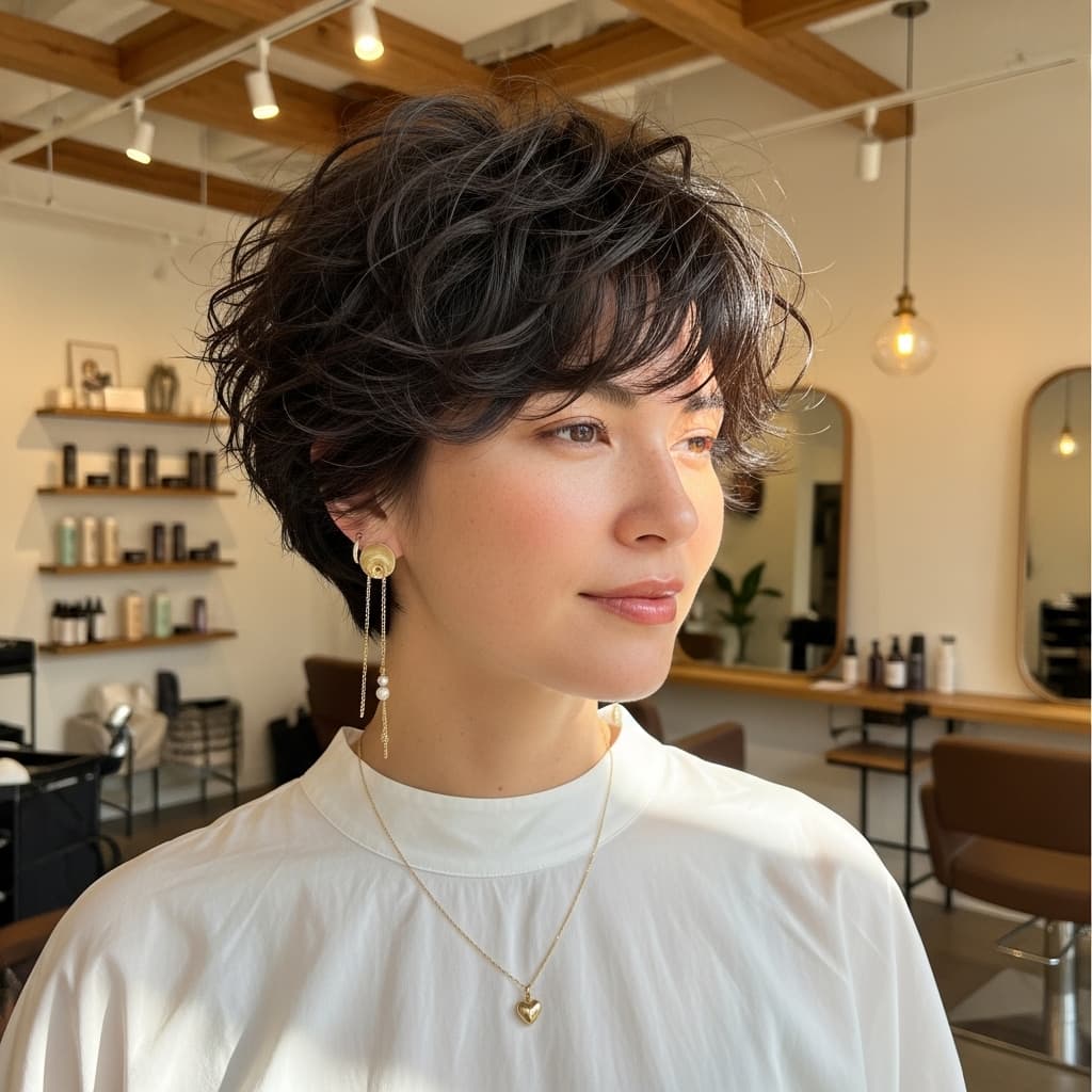 #12 Layered Pixie Mullet Hair