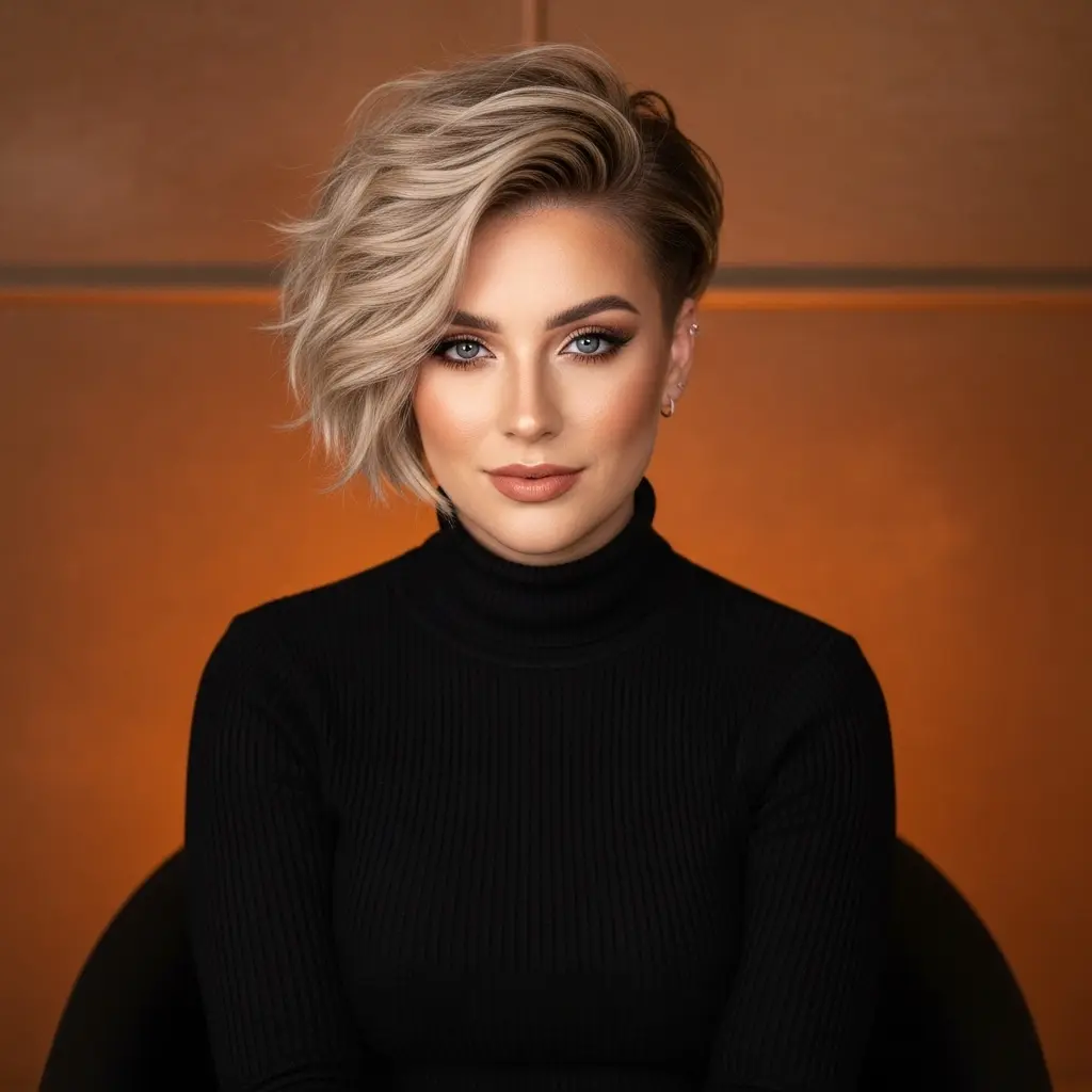 #13 Asymmetrical Pixie Cut