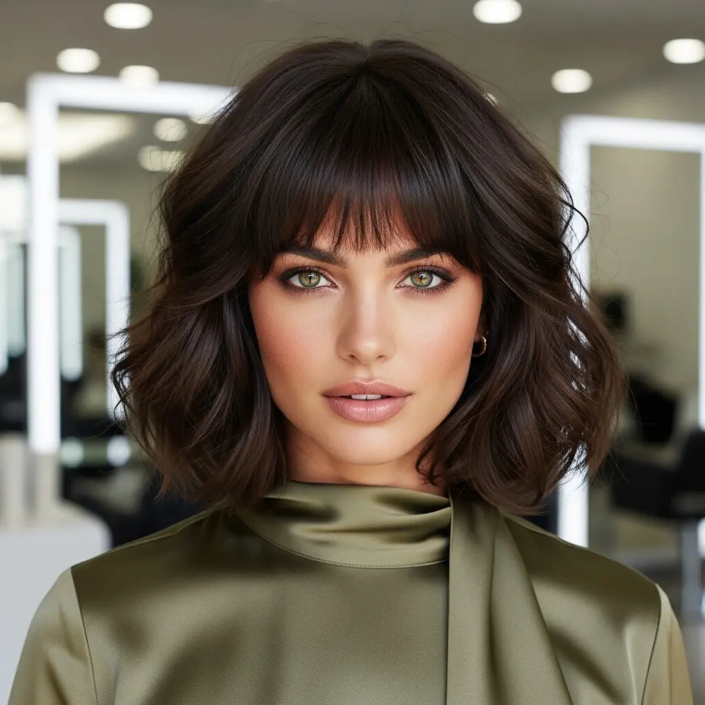 #13 Bullet Bob with Volume on Fine Hair