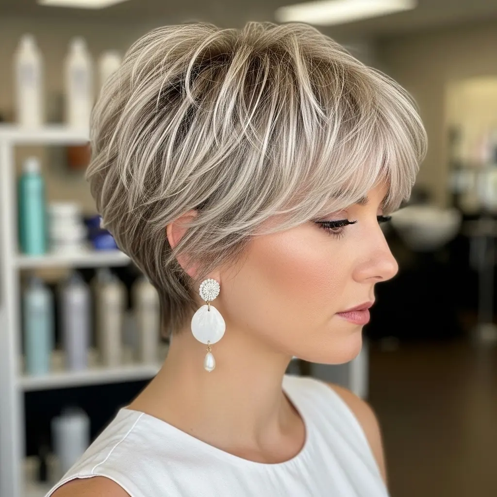 #14 Short Pixie Shag Cut