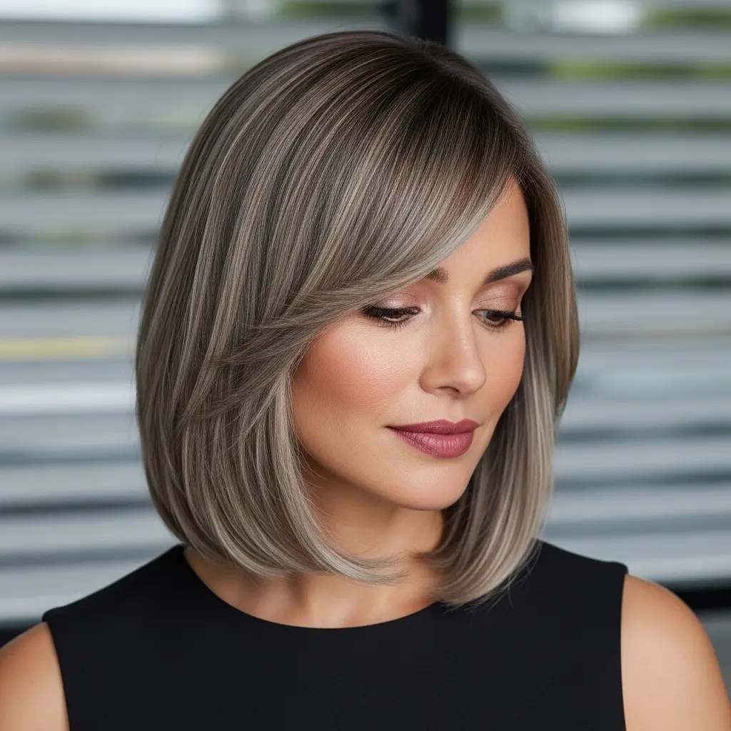 #15 Lob with Side Bangs