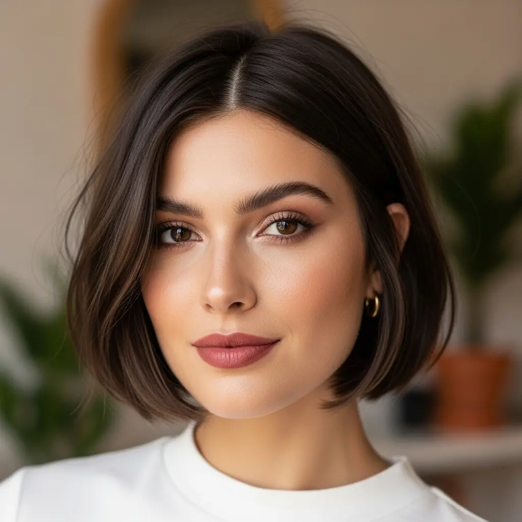 #15 Tousled Blunt Cut Bob Style