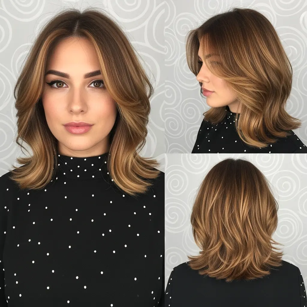 #16 Long Bob with a Center Part
